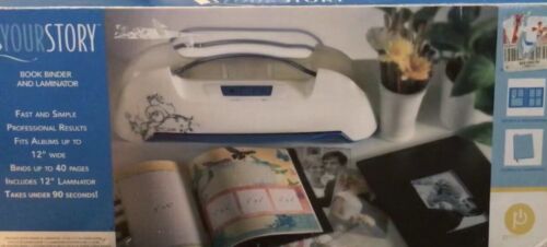Your Story Professional Album Book Binder and Laminator New/Open Box
