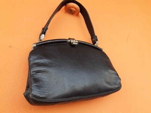 Borsa a mano Vintage anni '60 in vero rettile (lucertola) | eBay