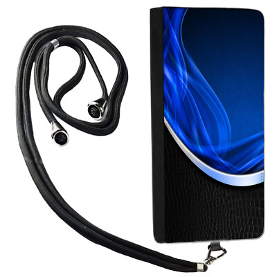 Hülle mit BAND KORDEL Tasche Handy Kette Schutz Cover Umhängen Etui Motiv #37
