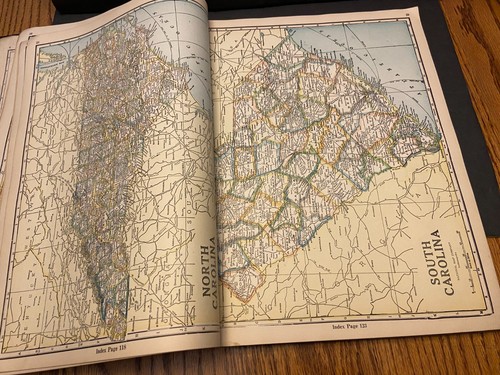 Official Paved Road and Commercial Survey of the United States 1936 Map - 第 10/22 張圖片