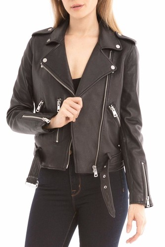 Belle Vere Moto Motorcycle Biker Black 