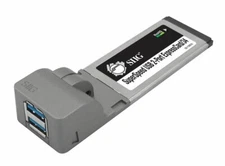 SIIG - 2-port ExpressCard/34 host adapter with 2 SuperSpeed USB 3.0 ports
