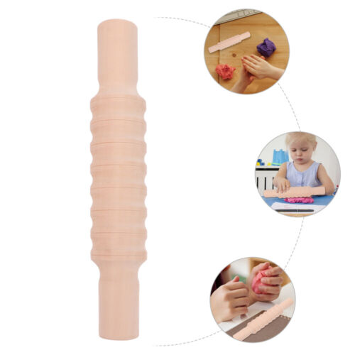 Clay Textured Rolling Pins Kids Toys Gifts Imagination Tool - Afbeelding 1 van 10