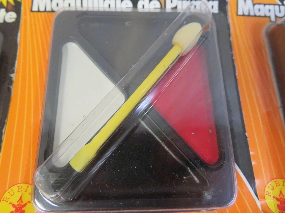 Lot of 4 Pirate Halloween Costume Makeup Face Paint Red White and Black - Image 2 of 4