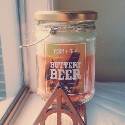 Nook & Burrow Duftkerze *BUTTERY BEER*Handgefertigt    