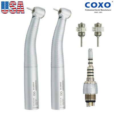 US COXO Dental LED High Speed Handpiece Fiber Optic Turbine for KaVo LED Coupler