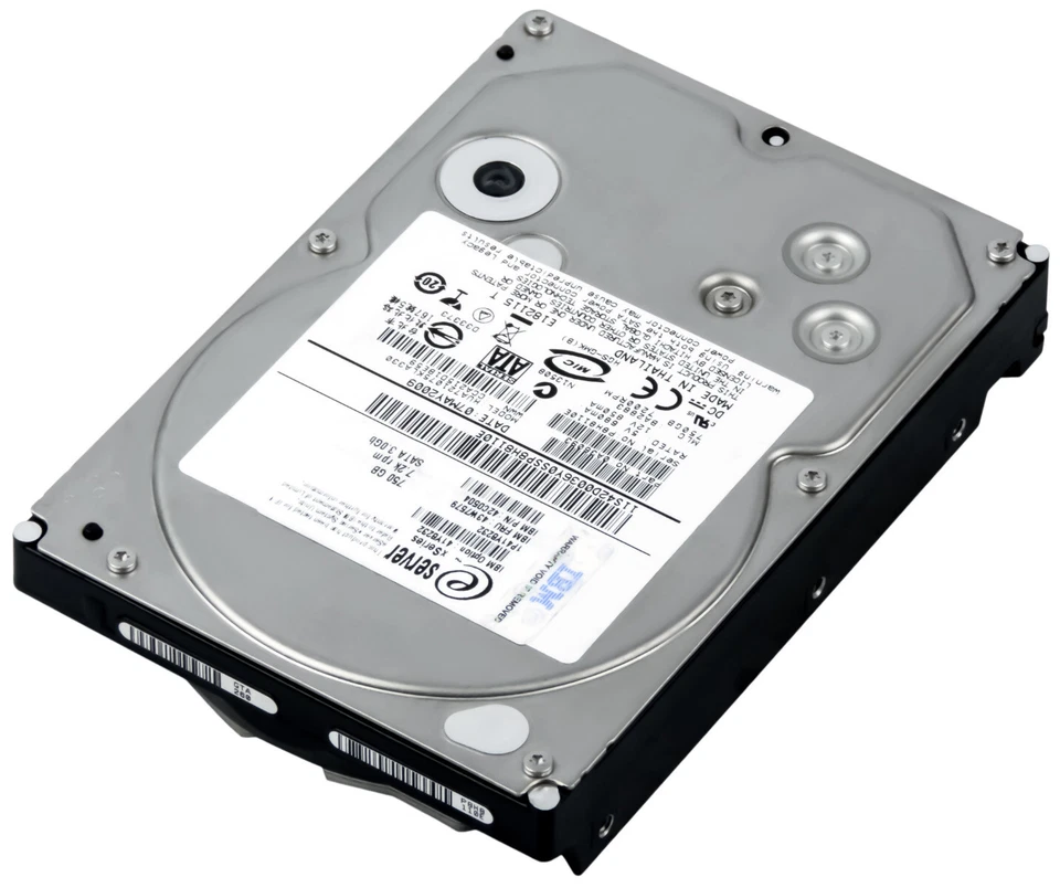Disco Rigido IBM 43W7579 42C0504 HUA721075KLA330 750GB 7.2K 32MB SATA II 3.5'' - Immagine 2 di 3