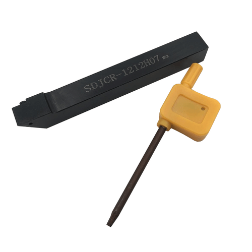 SDJCR1212H07 + DCMT070204 10x100 mm Drehmaschine Außendrehwerkzeughalter - Bild 2 von 8