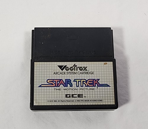 Vectrex Star Trek GCE Game Overlay Box Manual Arcade Retro Video Game Cartridge - Picture 14 of 18
