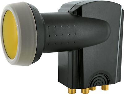Schwaiger Quad LNB 4 TN Sun Protect Wetterschutz ASTRA HD tauglich anthrazit