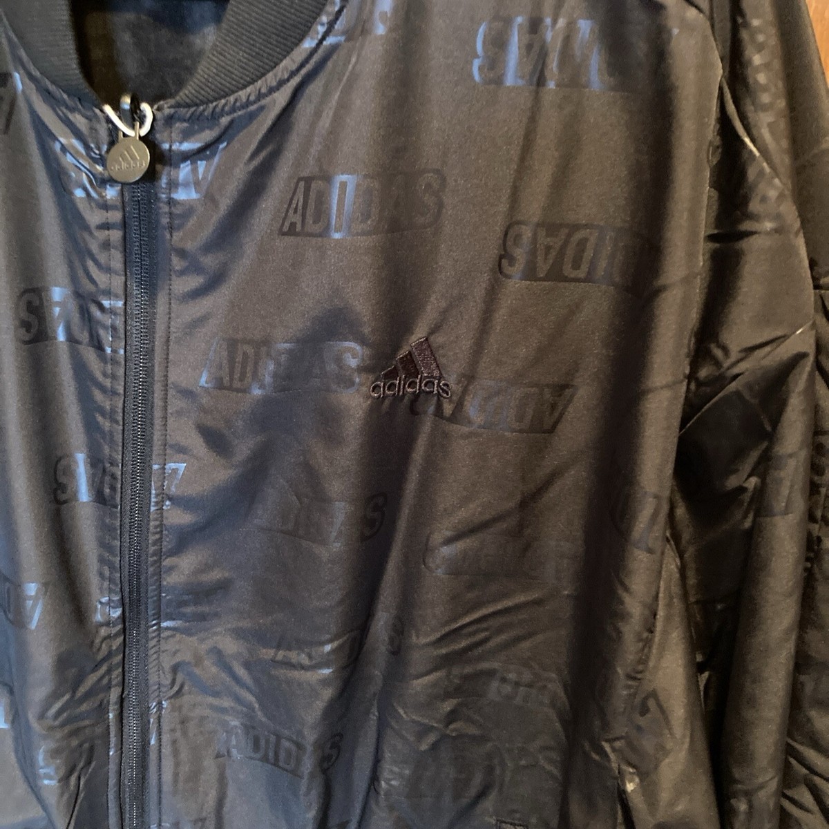 Adidas Originals Velour Jacket Black XXL 2X New With Tags