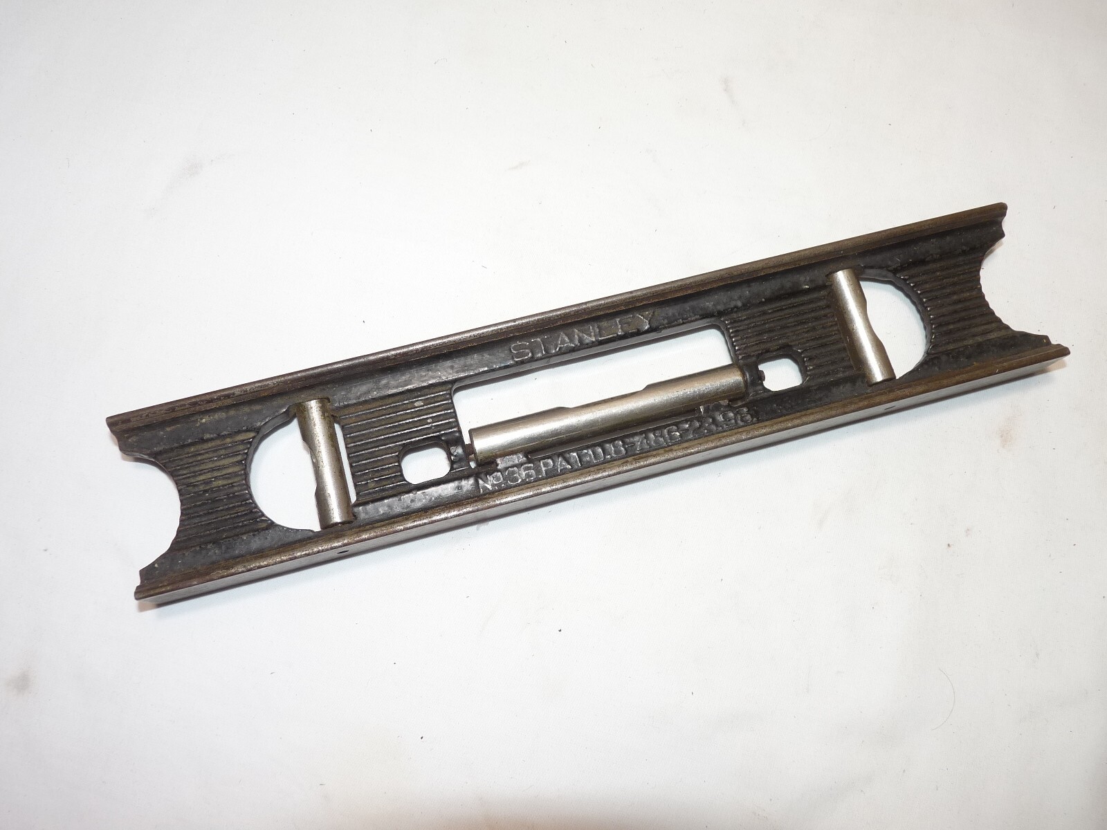 Vintage Stanley No. 36 12" Machinist Cast Iron Level Pat’d 1896 eBay