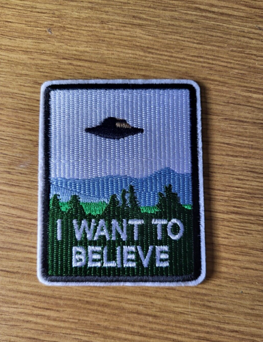 X files I Want To Believe poster patch altezza 4 pollici - Foto 2 di 4