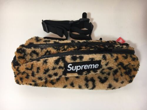 FW17 SUPREME LEOPARD FLEECE WAIST BAG WHITE 2017 | eBay FW17 SUPREME LEOPARD FLEECE WAIST BAG WHITE 2017 | eBay