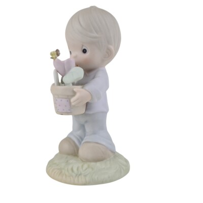   Precious Moments 521965 To A Special Mum Last Forever Porcelain Figurine Vntg