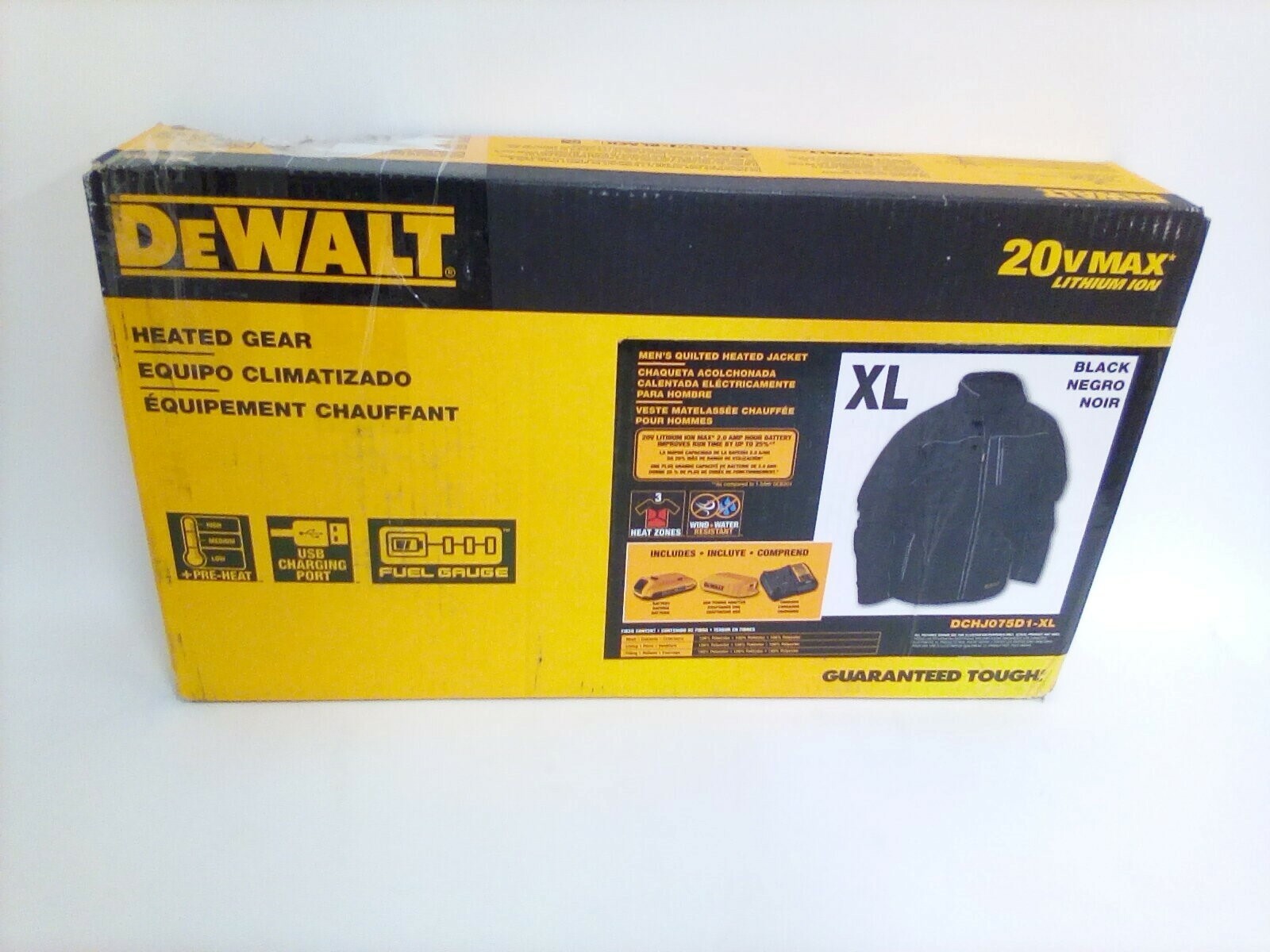 dewalt soft shell heated jacket