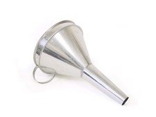 Metal Funnel with Metal Strainer Oil Petrol Diesel Water Fuel Car Van Garage MS