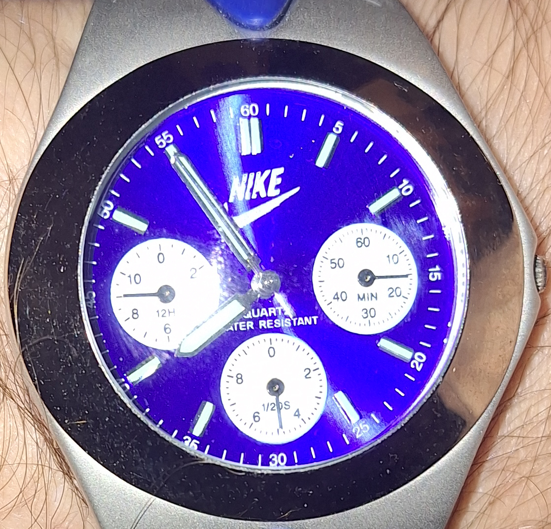 Nike Watch Quartz Stainless Steel Back Model #42680-Water
