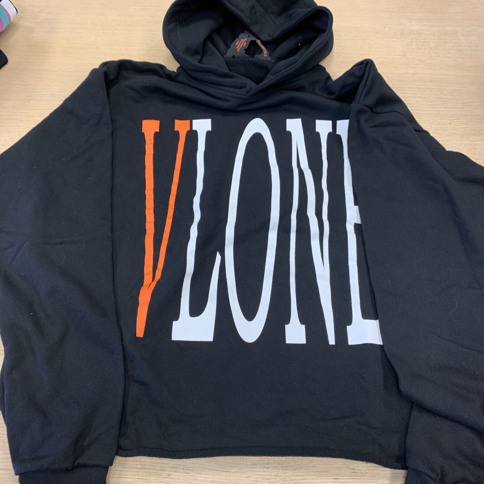 VLONE Palm Hoodie Black Orange Size S New | eBay