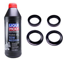 Gabelsimmerringe + ÖL Set für Suzuki GSX 600 F FU FU2 GN72B 1988 