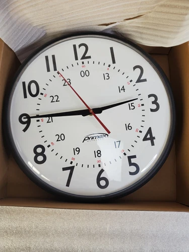 Primex Wireless Wall Clocks W/out Transmitter x 2 Units