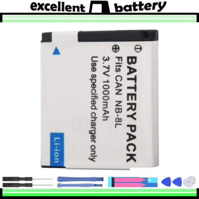 NB-8L NB 8L Battery For Canon PowerShot A3300 A3200 A3100 A3000 A2200 A1200 IS