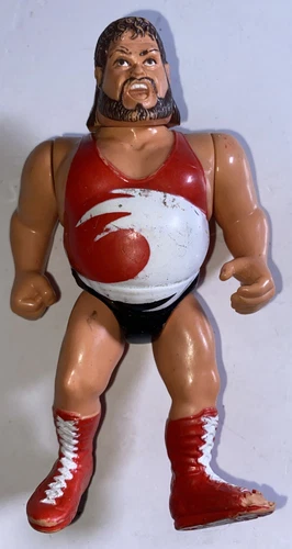 Vintage 1991 WWF Typhoon Action Figure Titan Sports Hasbro Wrestling WWE