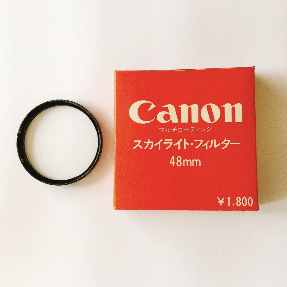 【MINT】CANON SKYLIGHT FILTER 48mm Multi-coated glass VINTAGE AUTHENTIC in Box - Image 2 of 4