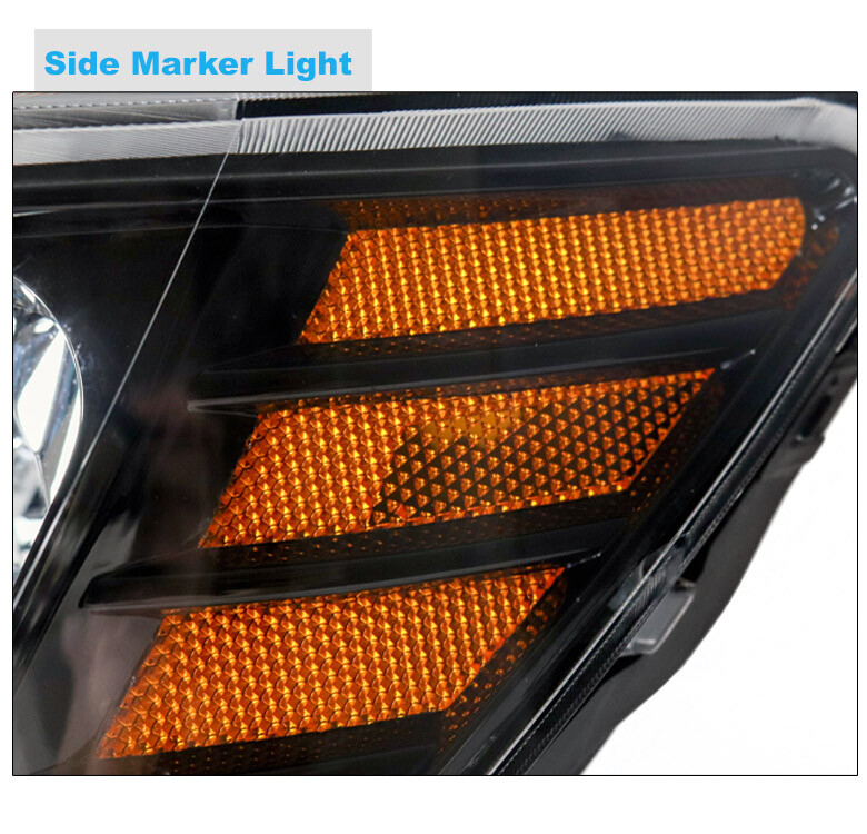 For Dodge Durango 2016-2020 Halogen Headlights Headlamps Clear Lens W/ LED DRL E - Foto 3