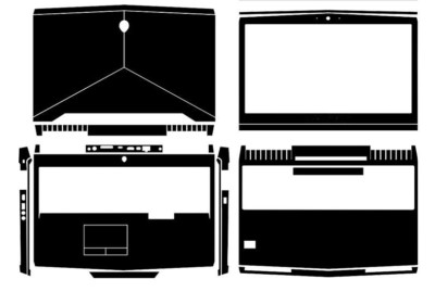 Alienware 17 R4 Sticker Laptop Stickers Skin Protector for Alienware 17 R4 with Tobii ALW17C ...