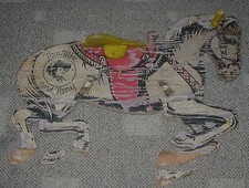 TOM MIX AND TONY RIDE ON TOY HORSE HORSE ONLY LARGE SIZE APPROX 28 INCHES