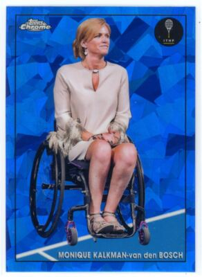 #ad 2021 Topps Chrome Tennis Sapphire Edition Monique Kalkman Van Den Bosch #33 $2.99