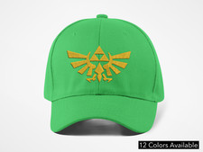 Legend of Zelda Hat Adjustable Gamer Colors Hyrule Hylian Link Triforce Fairy