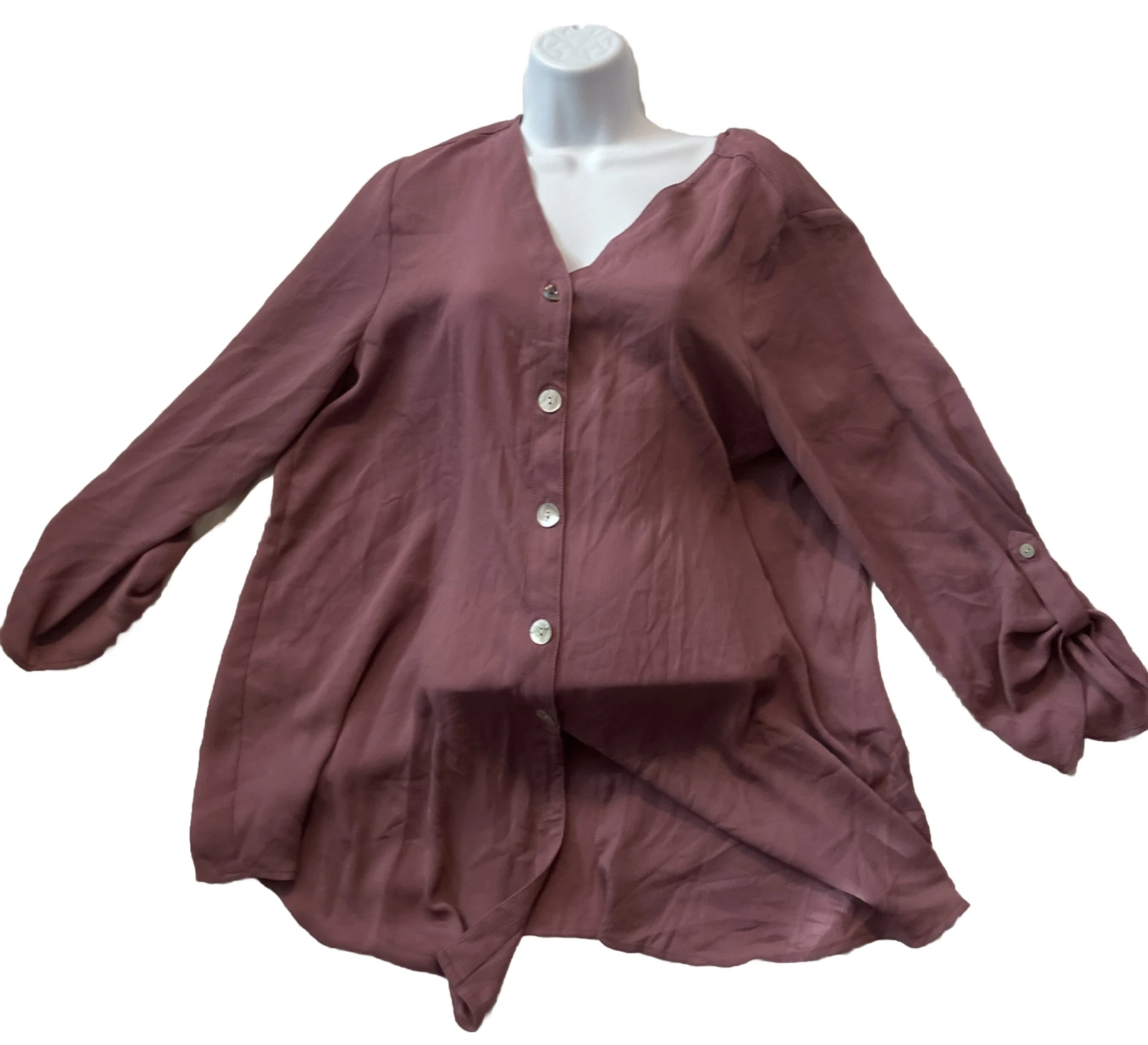 ALYX Tunica Donna Camicia Maniche Campana Rosa Fluo Suze XL Remark