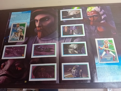 Star Wars The Clone Wars komplettes Stickeralbum + 2 Tüten - Bild 6 von 15