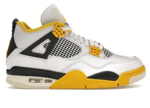 Wmns Air Jordan 4 Retro White/Coconut Milk AQ9129-101 Size 12 - Picture 4 of 5
