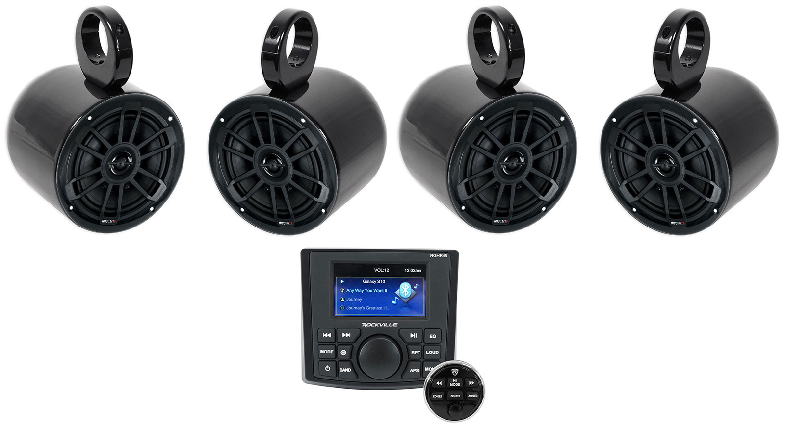 Rockville RGHR45 4-зонный морской Bluetooth-приемник Башенные динамики емкостью 4 МБ 68490₽
