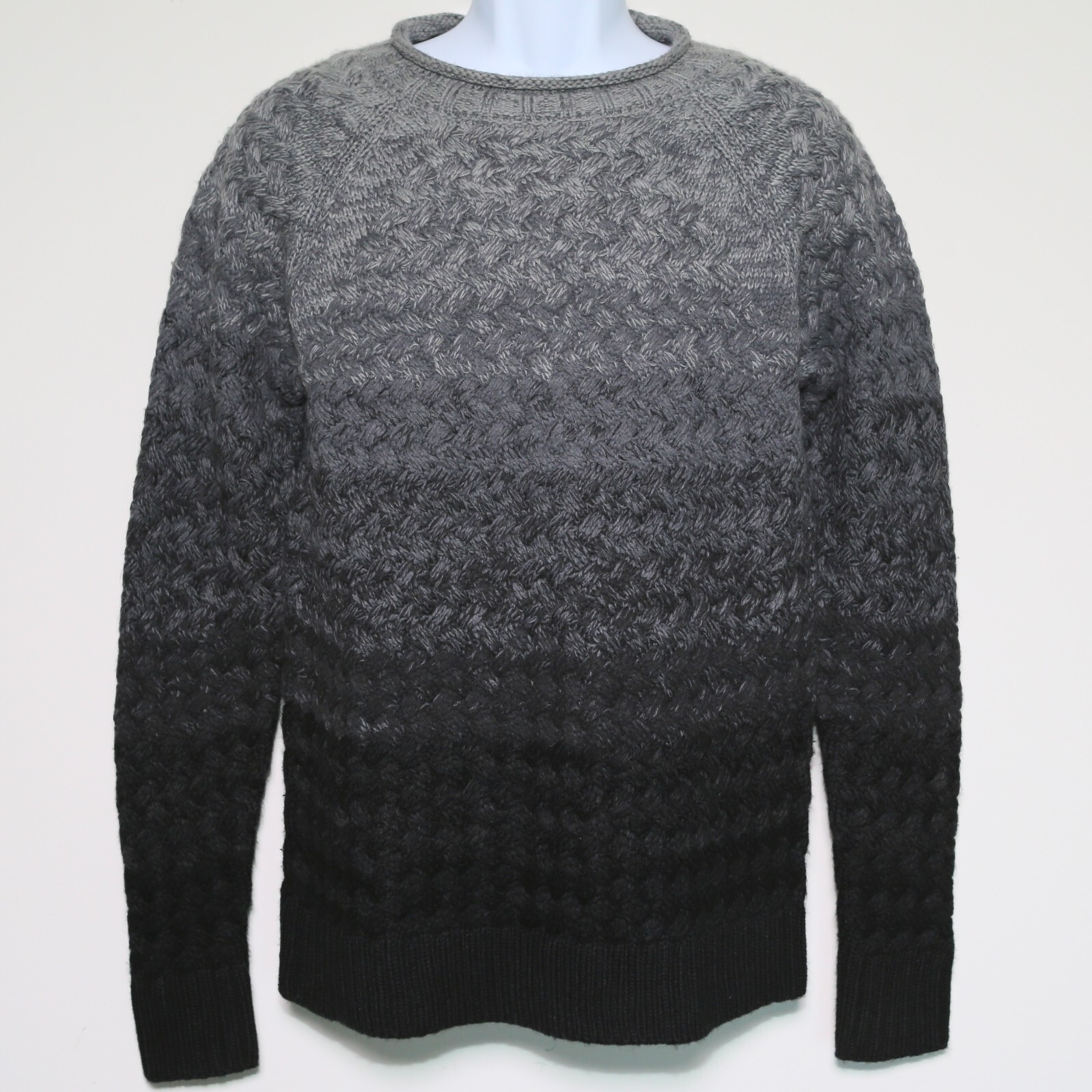 Woven Knit Long Sleeve Sweater 