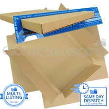 C4 A4 SIZE MAX LARGE LETTER CARDBOARD POSTAL SHIPPING PIP BOXES *ALL QTY'S*