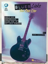Blues Licks You Can Use Music Book Audio Access Guitar Sheet Music Hal Leonard
