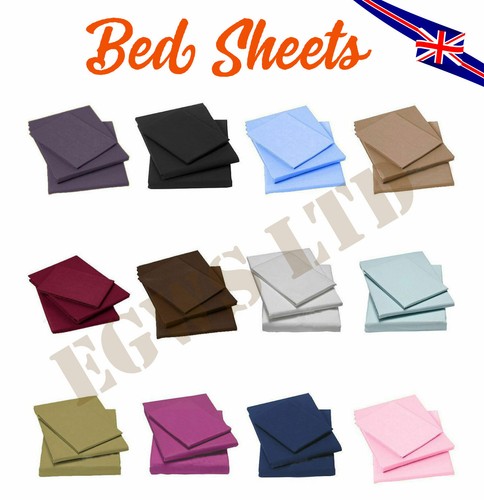 25cm Deep Fitted Sheets Single Bed 