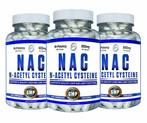 3x Flaschen N-ACETYL-L-CYSTEIN NAC 600 mg 300 Kapseln USA 🇺🇸 - Bild 1 von 3