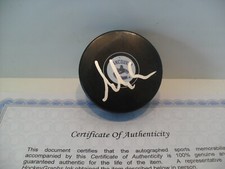 Alexander Alex Edler Autographed Signed Vancouver Canucks Puck COA CLEARANCE