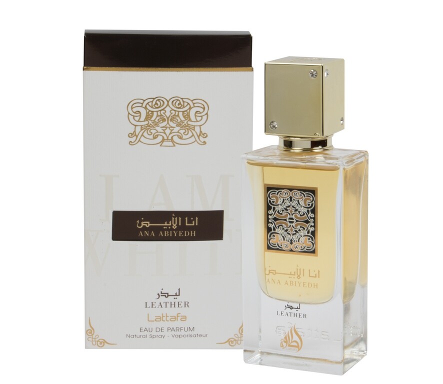 Ana Abiyedh Leather by Lattafa 60ml Spray - Free Express Shipping