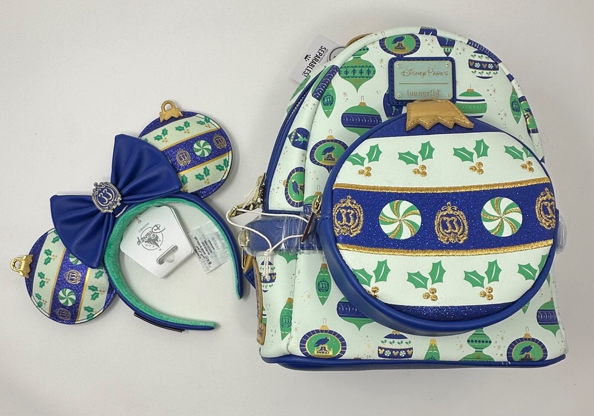 Disneyland Club 33 Exclusive Loungefly Christmas Holiday Ornaments