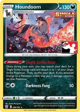 Pokemon Houndoom Prize Pack Serie Uno 096/163 NM Prize Pack Serie Carte Rare