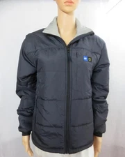 Ship To Shore Traveler Ski Jacket Black Nylon Zipper Front Closure.  SZ XS