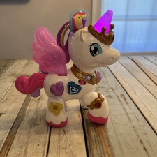 VTech Starshine The Bright Lights Musical Unicorn MISSING A FEW CHARMS / WORKS