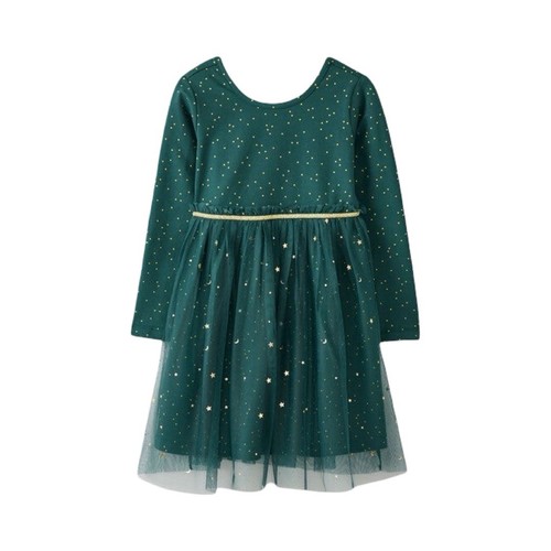 Hanna Andersson Shimmer Star Tulle Dress 6/7
