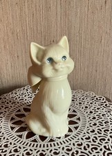 Vintage Avon Cat Kitten Blue Eyes Kolonia Butelka pusta Słodka uczciwość